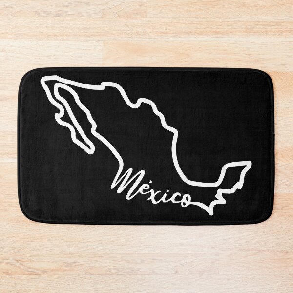 Item preview, México map mexican pride merch line art designed and sold by T-Mex.