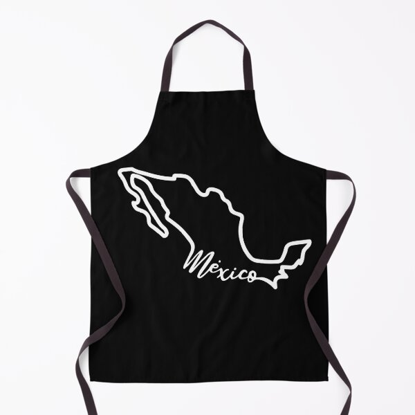 Item preview, México map mexican pride merch line art designed and sold by T-Mex.