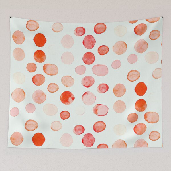 Item preview, Red Big Watercolor Drops designed and sold by Chrismas17.