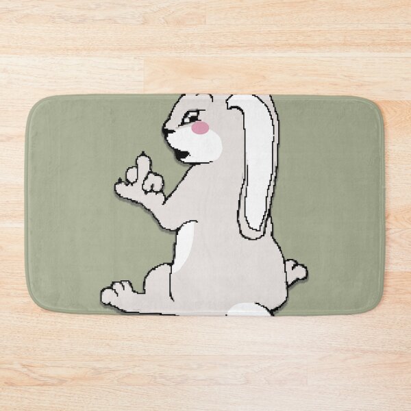 Item preview, Pixel Grumpy Bunny designed and sold by ViewerEqualsPhoton.