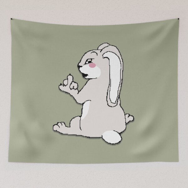 Item preview, Pixel Grumpy Bunny designed and sold by ViewerEqualsPhoton.