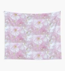 Blossoms in Pastel Pink Wall Tapestry