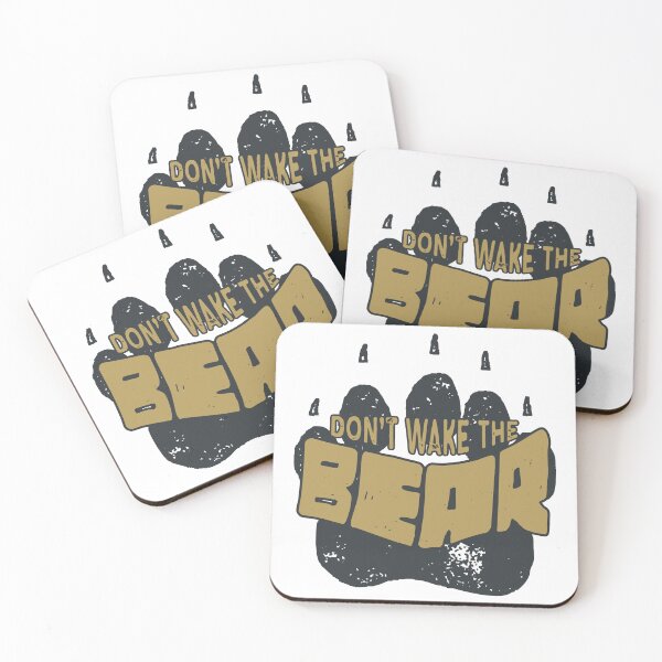 Item preview, don't wake the bear funny footprint designed and sold by Mansn.