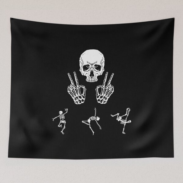 Item preview, Rocker Skeleton Hand Rock On Costume Funny Halloween Gifts Classic T-Shirt designed and sold by YouSsefHN05.