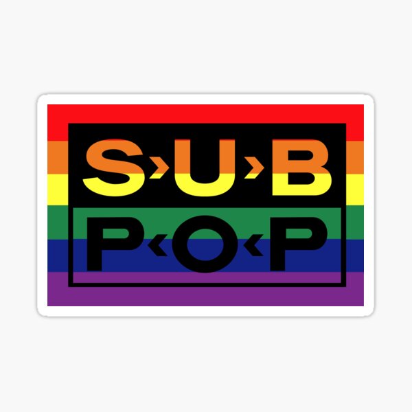 Sub Pop Stickers for Sale | Redbubble