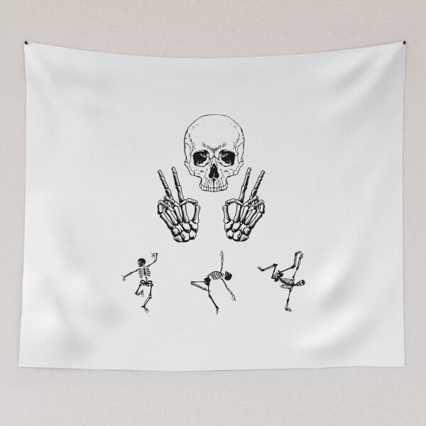 Item preview, Rocker Skeleton Hand Rock On Costume Funny Halloween Gifts Classic T-Shirt designed and sold by YouSsefHN05.