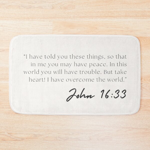 Item preview, John 16:33 designed and sold by successmom.