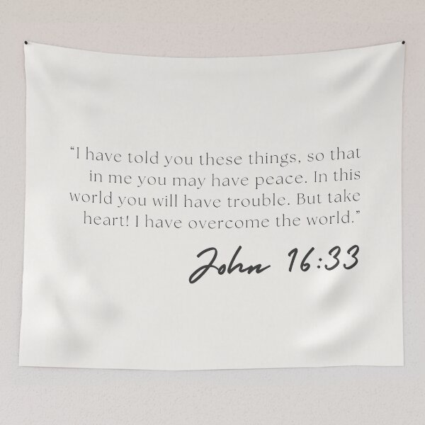 Item preview, John 16:33 designed and sold by successmom.