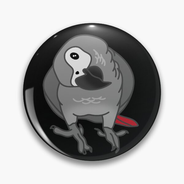 Item preview, african grey doodle pattern designed and sold by FandomizedRose.