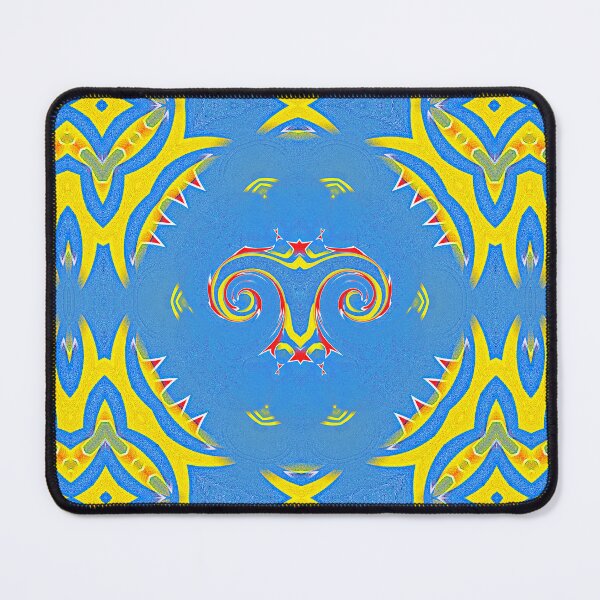 Item preview, ARUBA - ABSTRACT PAINTED FLAG OF ARUBA  - ONE HAPPY ISLAND designed and sold by Ralek.