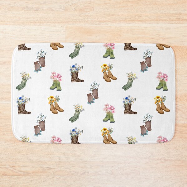 Item preview, Wildflower Hiking Boots sticker pack |wildflower boots| wildflowers designed and sold by SodaPUNCH.