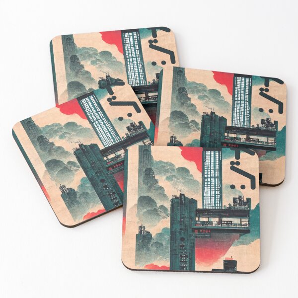 Item preview, Cyberpunk Dystopia Ukiyo-e Japanese Retro Style designed and sold by knightsydesign.