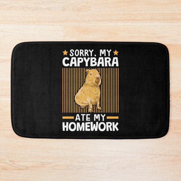 Item preview, Capybara ate my homework designed and sold by madgrfx.