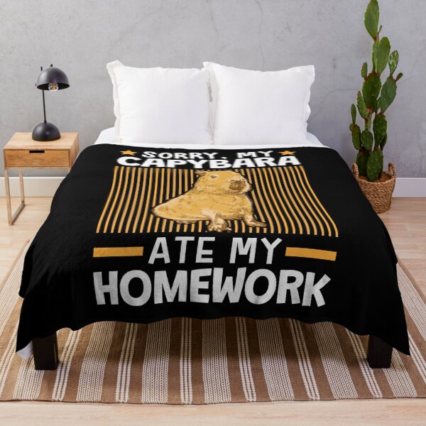 Item preview, Capybara ate my homework designed and sold by madgrfx.