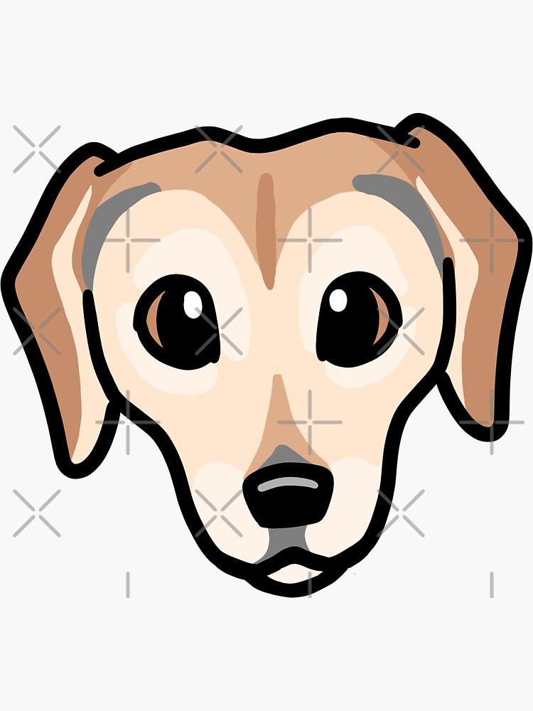 "Max the dog" Sticker for Sale by Tytoalba Redbubble