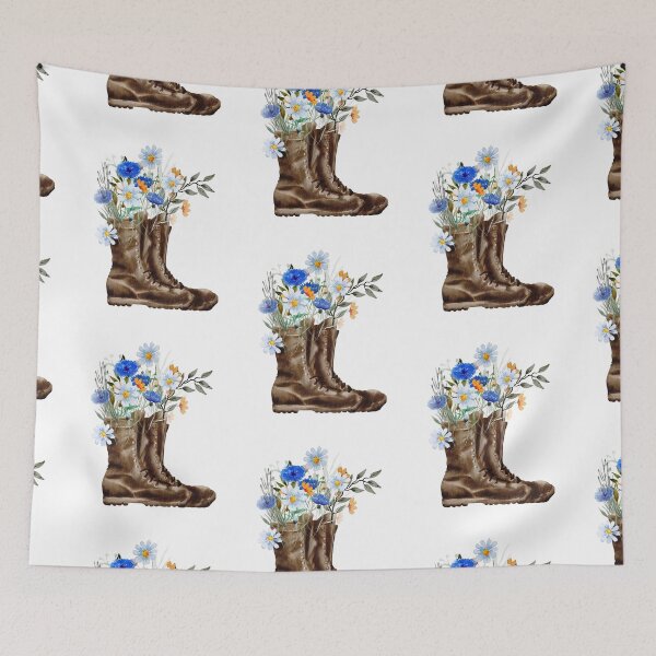 Item preview, Wildflower Boots | wildflower boots| flowers in boots| wildflowers boots designed and sold by SodaPUNCH.