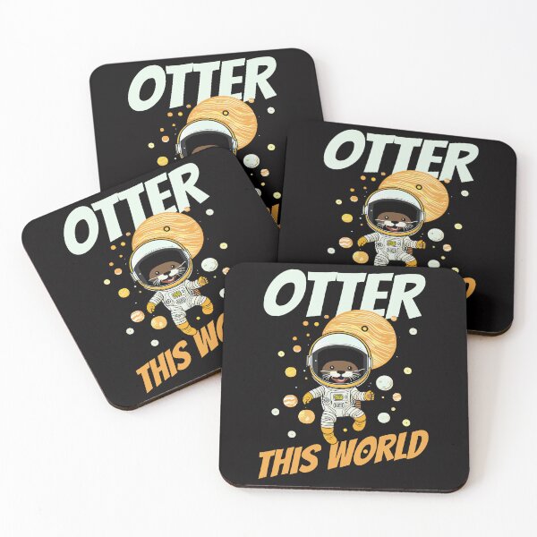 Item preview, Otter This World Cute Otter In Spacesuit Galaxy designed and sold by Digital Story Time.