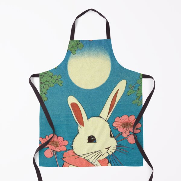 Item preview, Japanese White Baby Rabbit Girl Camping Adventurous in the Nature designed and sold by wigobun.