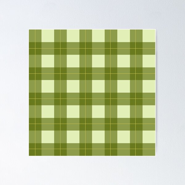 Item preview, Plaid green pattern designed and sold by 247vibes.