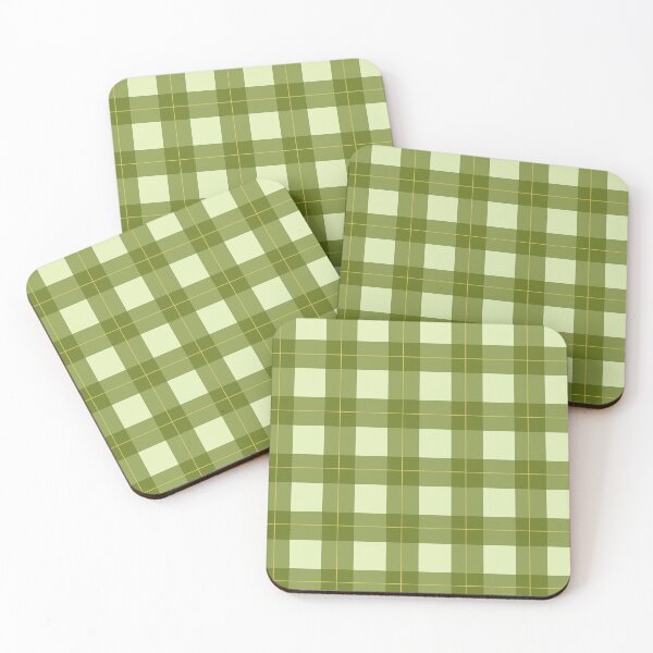 Item preview, Plaid green pattern designed and sold by 247vibes.