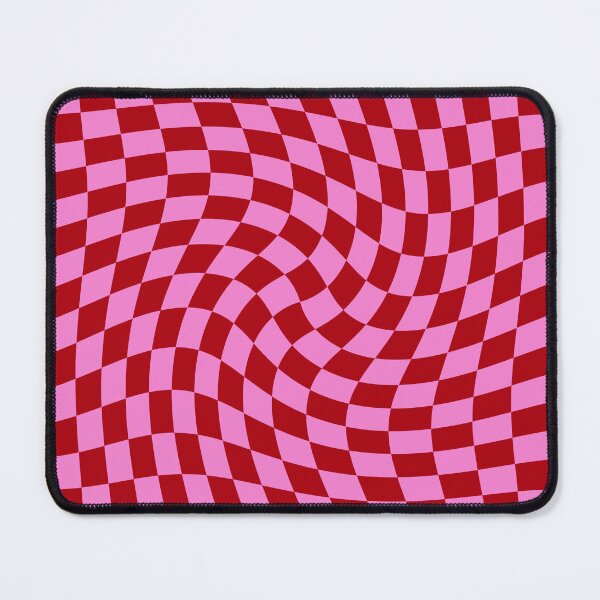 Item preview, Twisted Checkerboard - Pink and Red designed and sold by Ayoub14.