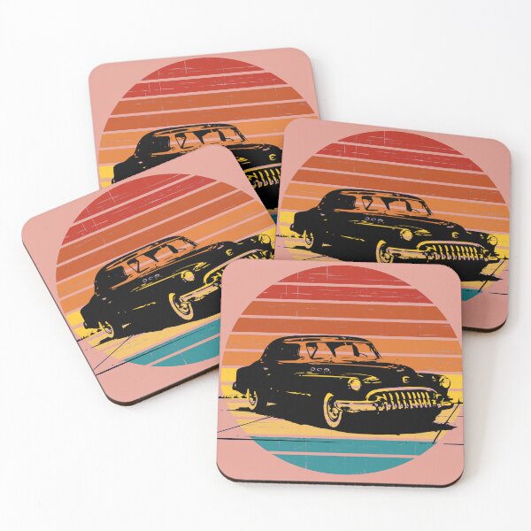 Item preview, vintage car sunset retro designed and sold by artbleed.