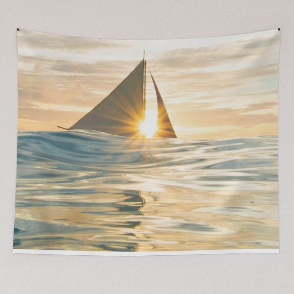 Item preview,  Panoramic,sailboat prints,sailboat wall art, boats art, retro art, travel, water art, nautical art, vintage sailboat, boat, sailing, ocean, nautical, boating designed and sold by eyesight4vision.