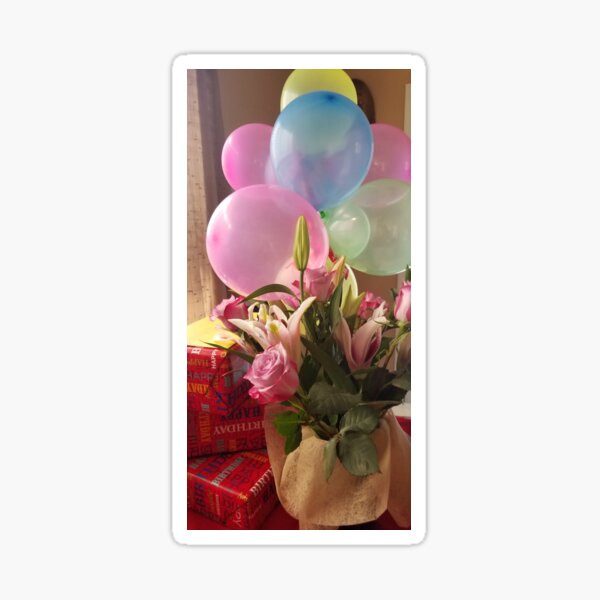 “Happy Birthday Pinky " Sticker for Sale by BellaRusello | Redbubble