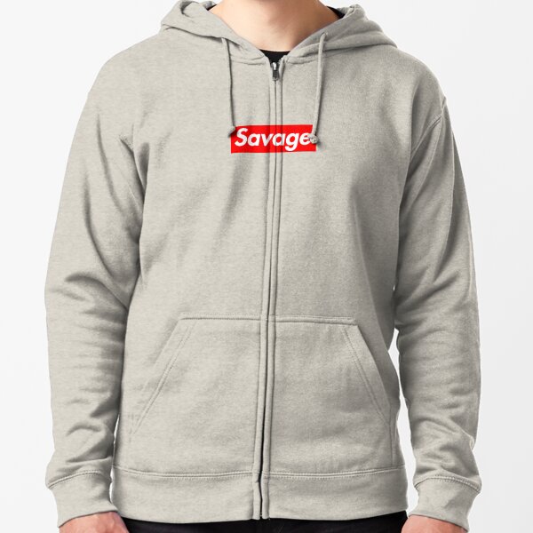 savage hoodie supreme