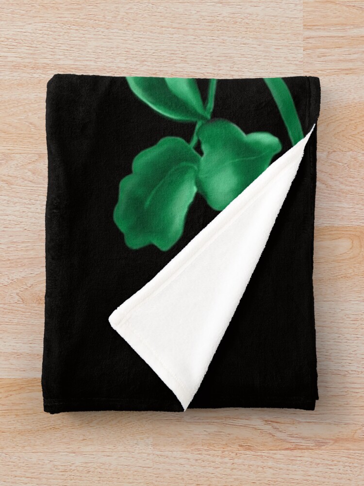 Alternate view of Blue Rose Throw Blanket
