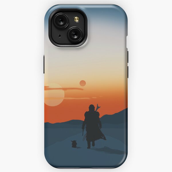 DISNEY PARKS STAR WARS MANDALORIAN AND BABY YODA 3-D iPHONE 13 IPHONE CASE-  NEW