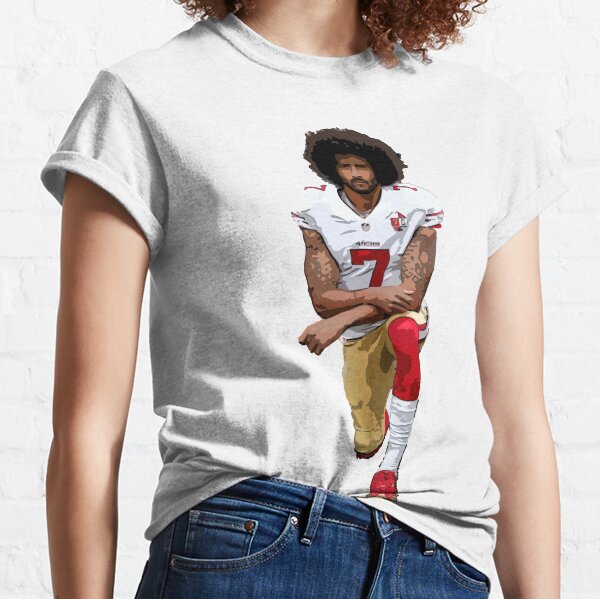 Colin Kaepernick Photo T-Shirt Kneeling for the National Anthem