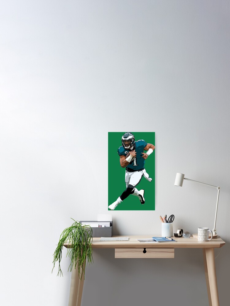 Jalen Hurts Away Jersey Poster for Sale by designsheaven