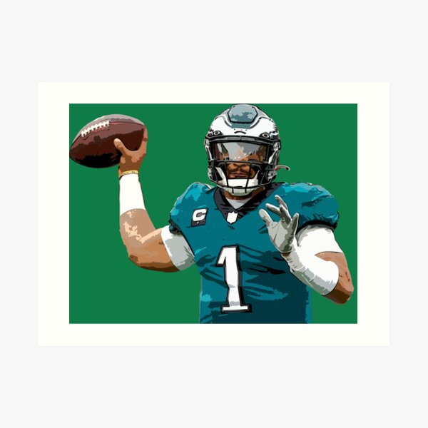 Aj Brown Philadelphia Eagles, an art canvas by Sadie Fields - INPRNT