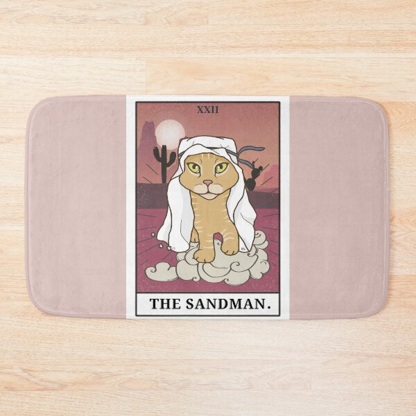Item preview, Tarot Card The Sandman Major Arcana Sunset - Funny Cat Drawing designed and sold by ViewerEqualsPhoton.