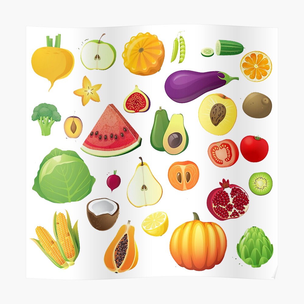Top 100+ Cartoon vegetable drawing