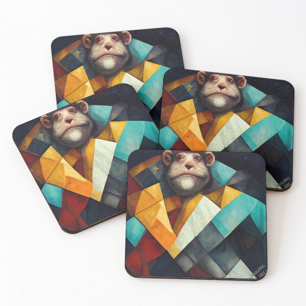 Item preview, Levi - Vibrant Cubic Monkey Man designed and sold by JediNeil.