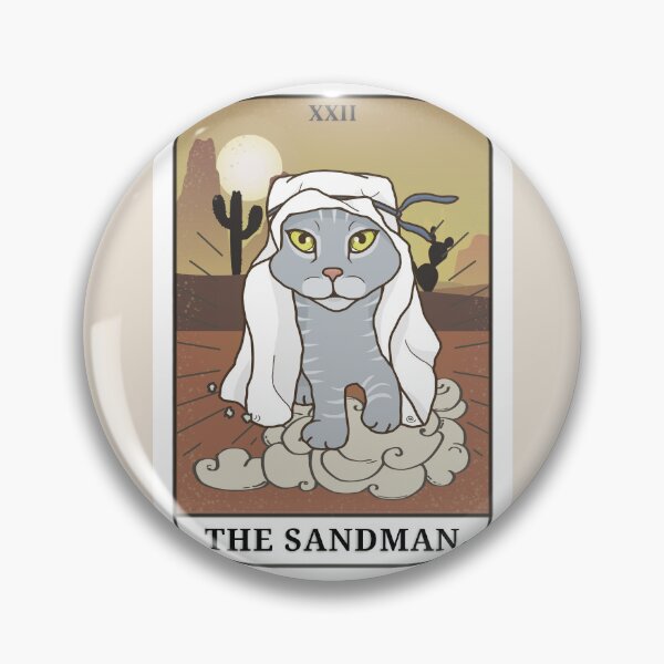 Item preview, Tarot Card The Sandman Major Arcana Sunrise - Funny Cat Drawing designed and sold by ViewerEqualsPhoton.