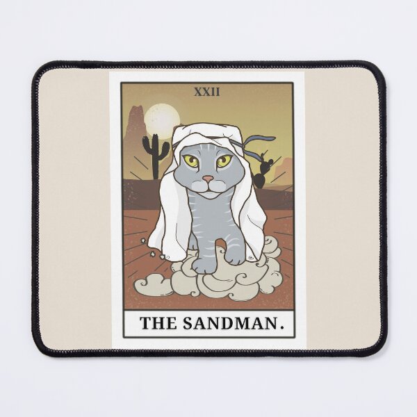 Item preview, Tarot Card The Sandman Major Arcana Sunrise - Funny Cat Drawing designed and sold by ViewerEqualsPhoton.