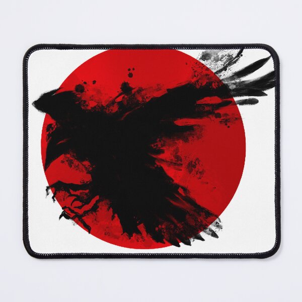 Item preview, Yatagarasu yokai art crow  designed and sold by BlackVultures.