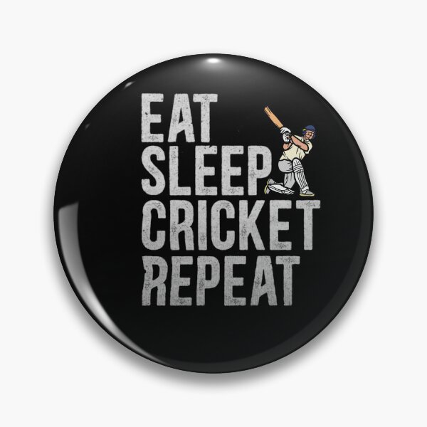 Item preview, Eat Sleep Cricket Repeat designed and sold by letsgoh.