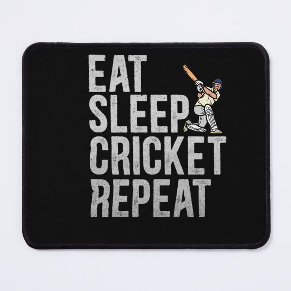 Item preview, Eat Sleep Cricket Repeat designed and sold by letsgoh.