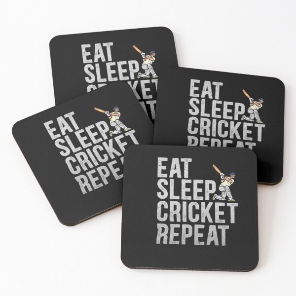 Item preview, Eat Sleep Cricket Repeat designed and sold by letsgoh.