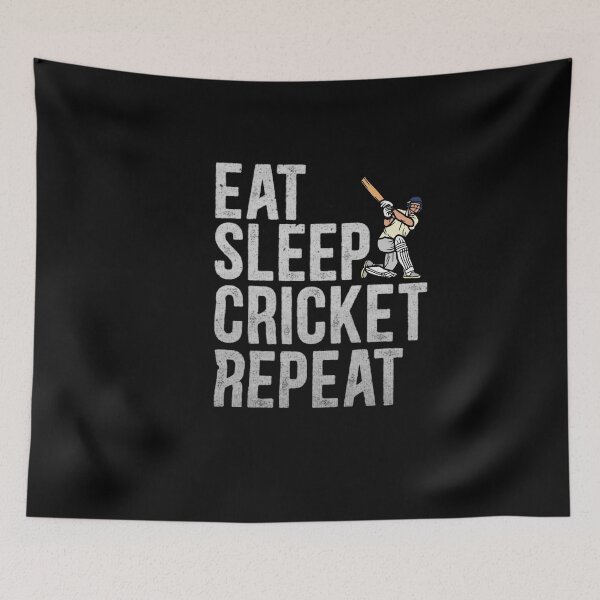 Item preview, Eat Sleep Cricket Repeat designed and sold by letsgoh.