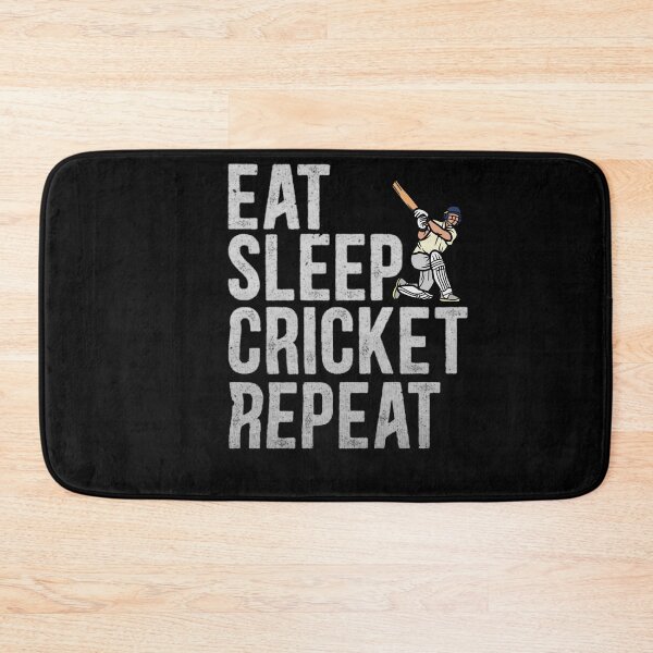 Item preview, Eat Sleep Cricket Repeat designed and sold by letsgoh.