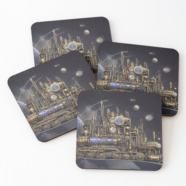 Item preview, Steampunk Space Train designed and sold by felissimha.