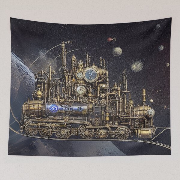 Item preview, Steampunk Space Train designed and sold by felissimha.