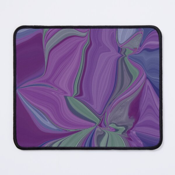 Item preview, Shades of blue purple and green abstract pattern designed and sold by LynseysArtShop.
