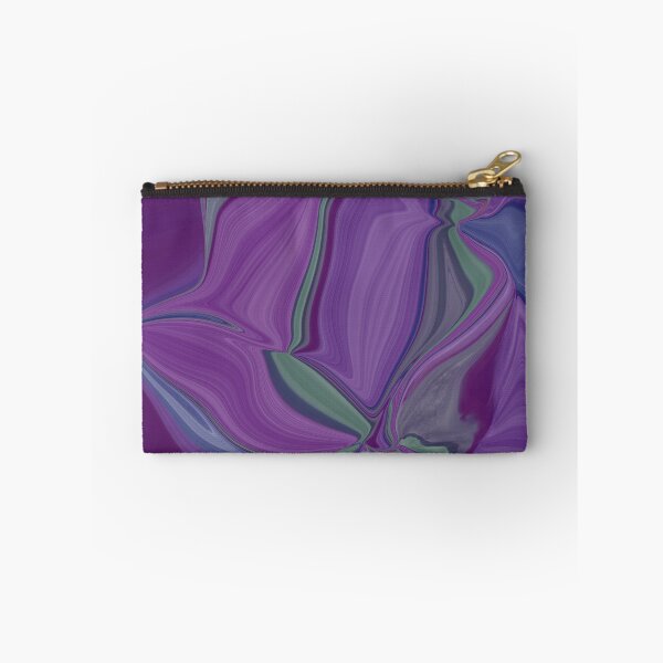 Item preview, Shades of blue purple and green abstract pattern  designed and sold by LynseysArtShop.