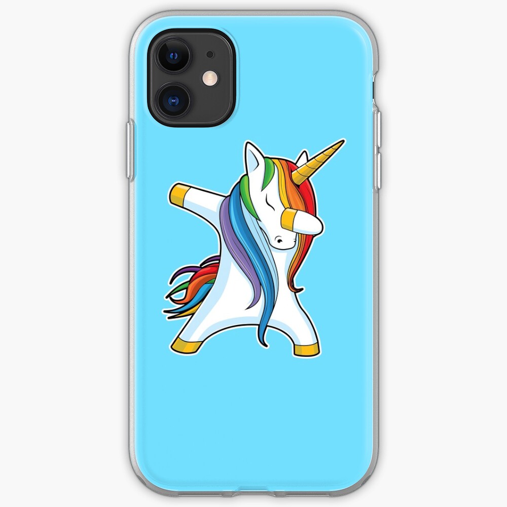 Dabbing Unicorn Shirt Cute Funny Unicorns T shirt Gifts for Kids Girls Boys Women Men iPhone Case & Cover